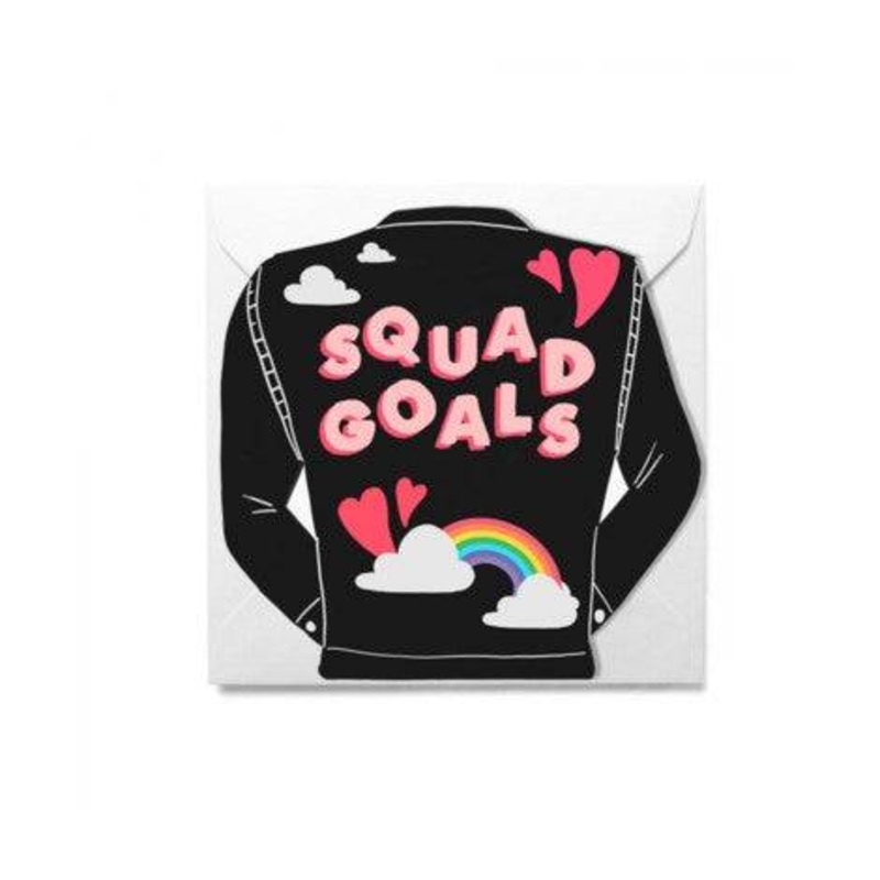 Squad Goals Greeting Card - Jolly Awesome