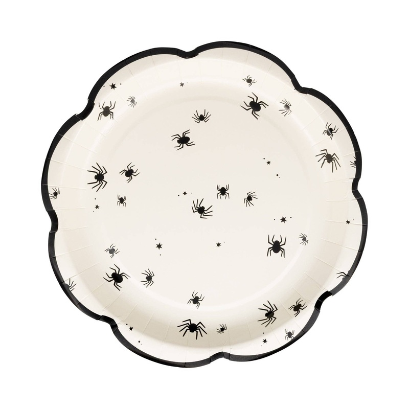 Tiny Spider Paper Plate 8pk