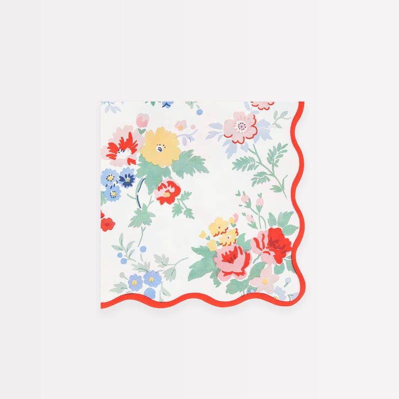 Vintage Floral Napkins Small 16pk.