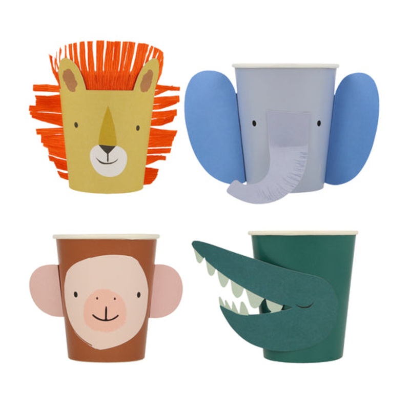 Animal Parade Party Cups 8pk