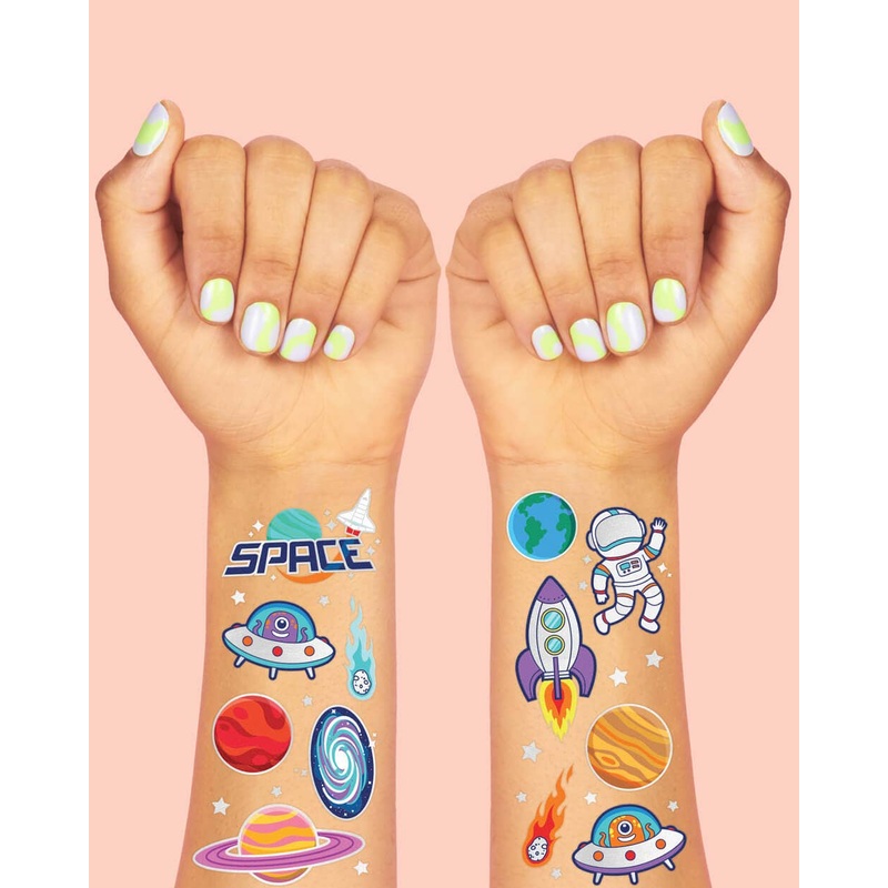 Blast Off Tats - 50 foil temporary tattoos MA23 S0058