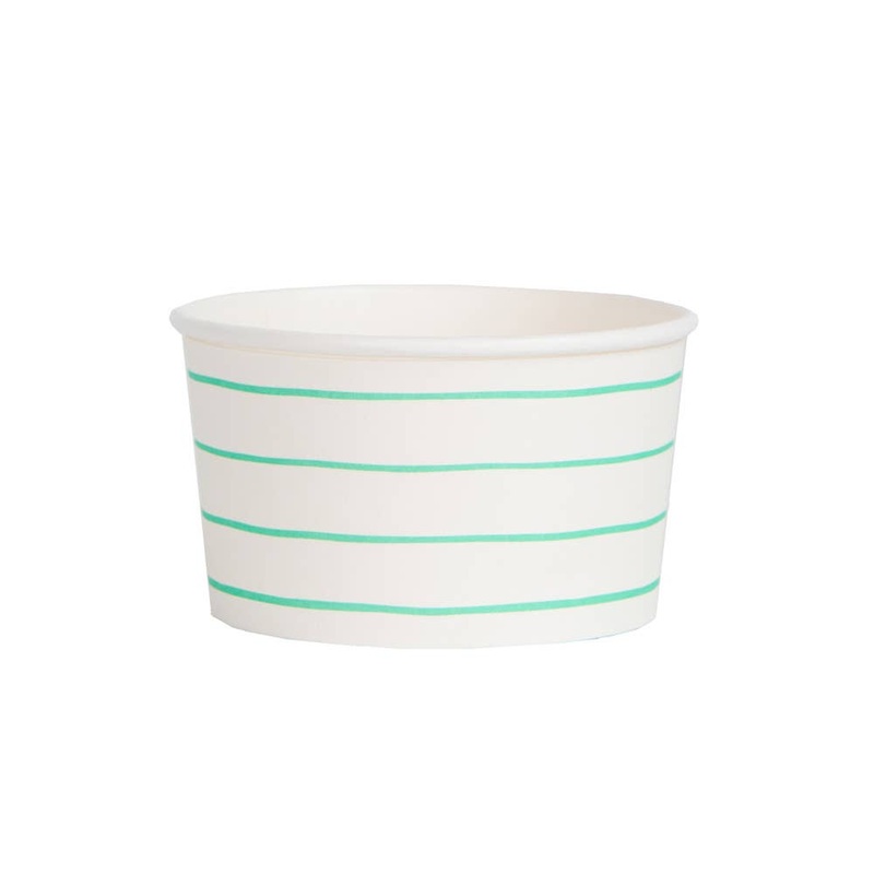 Clover Frenchie Stripes Treat Cups - 8 Pk. S6037