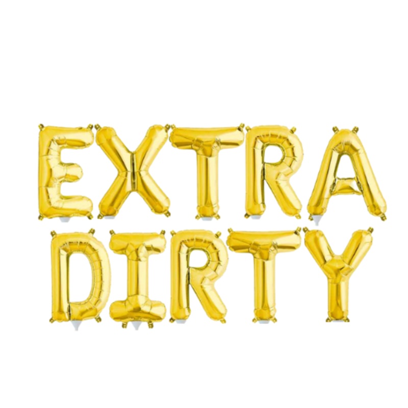 Extra Dirty Balloon Banner