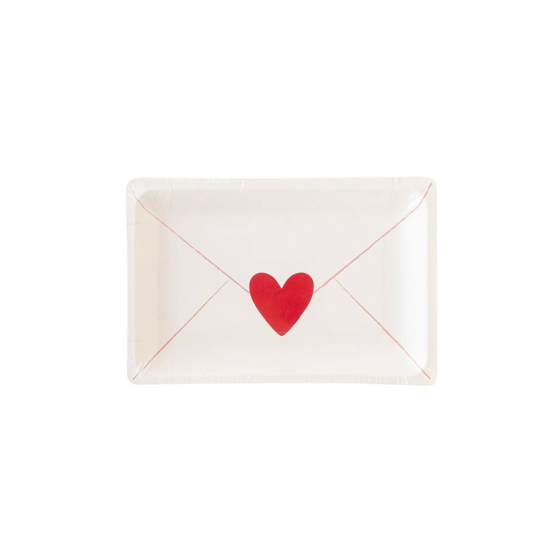 Love Letter Shaped Paper Plate (8)