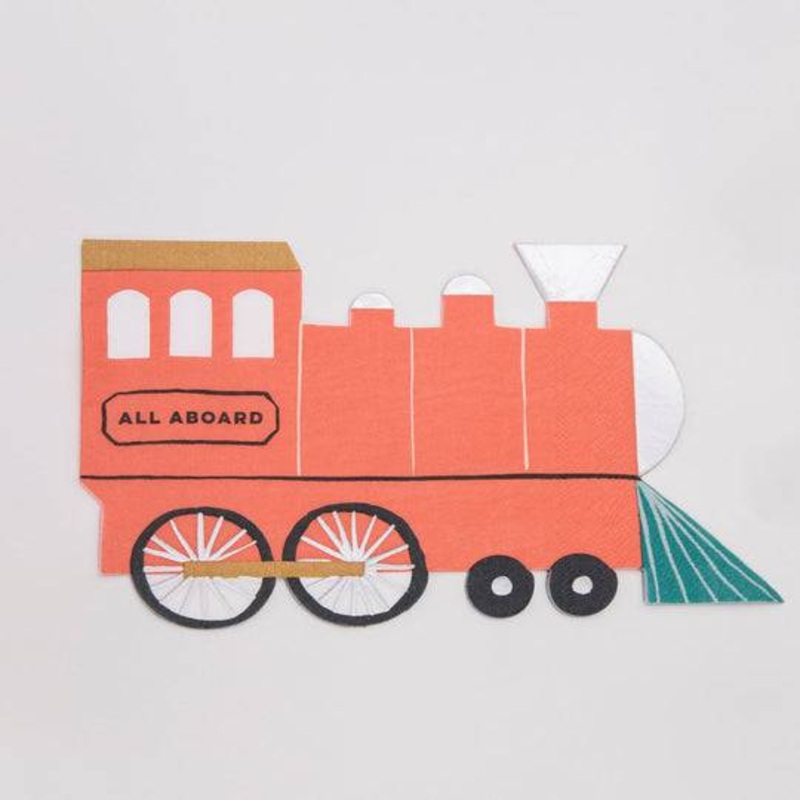 Meri Meri - Train Party Napkins- 16pk
