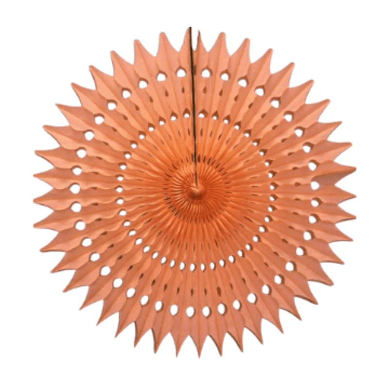 peachTissue Paper Fans