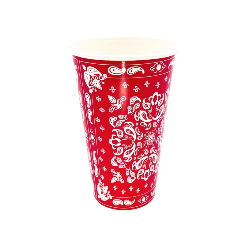 Red Bandana Cups 8pk S9015