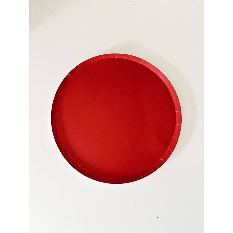 Rust Red Plate - 8 pk