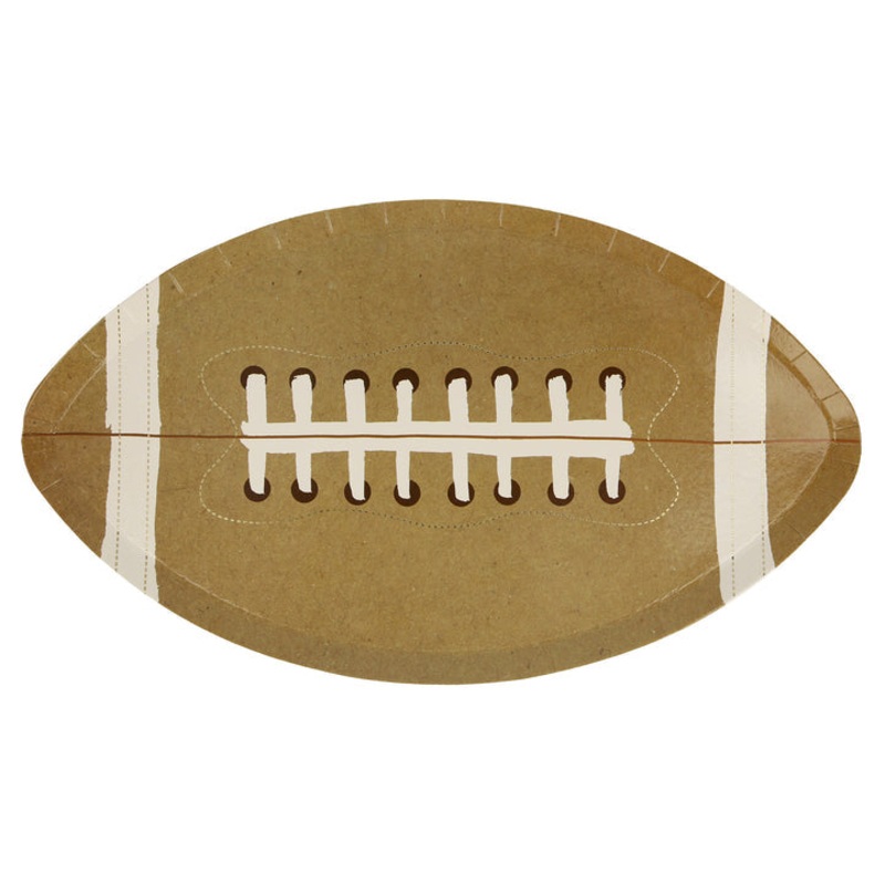 Super Bowl Party Football Plates 8pk