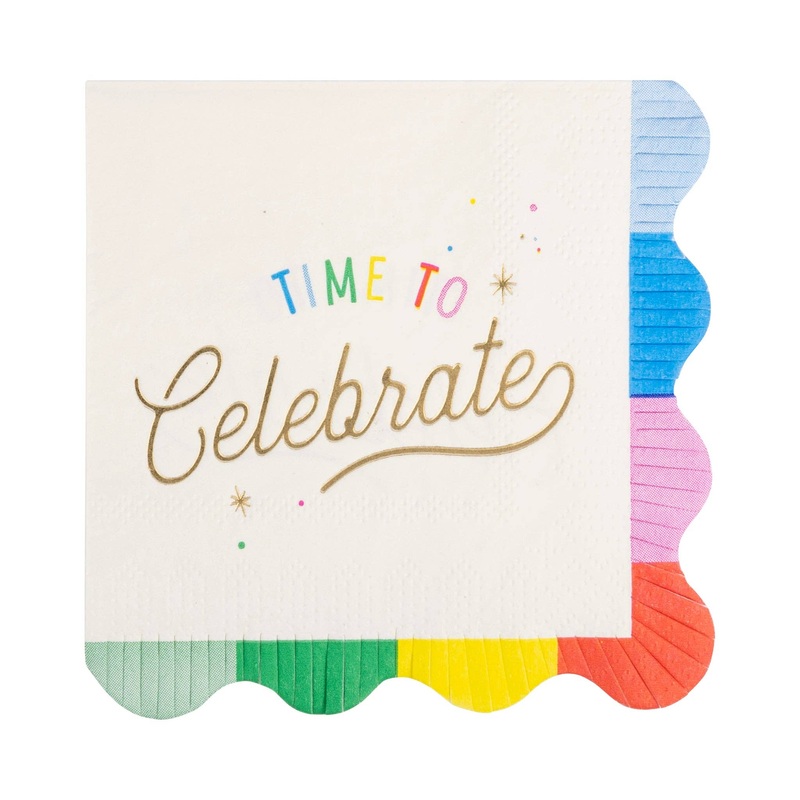 Time to Celebrate Cocktail Napkin 18pk.