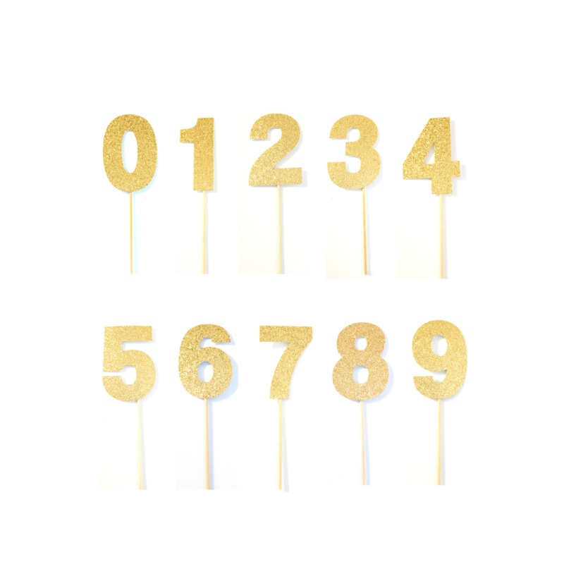 3" Number Cake Topper