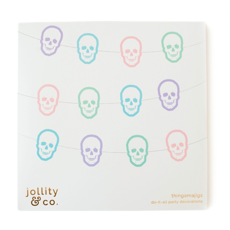 Pastel Skull Party Decorations - 16 Pk M0127